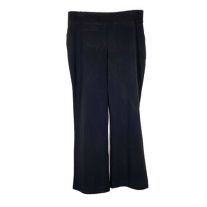 NY Sake Black Stretch Waist Pull-Om Career Pants